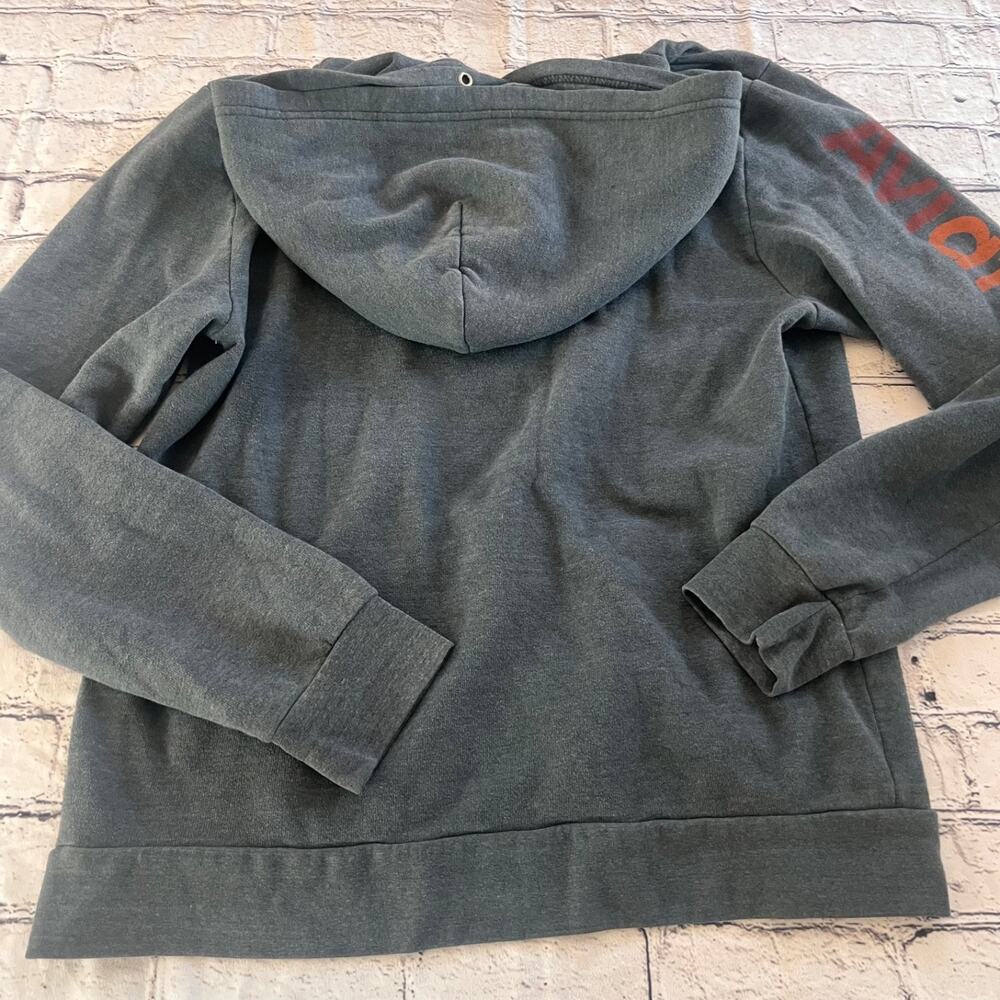 Aviator Nation Gray Austin Hoodie Size XL Logo Long Sleeve Womens - Picture 6 of 11